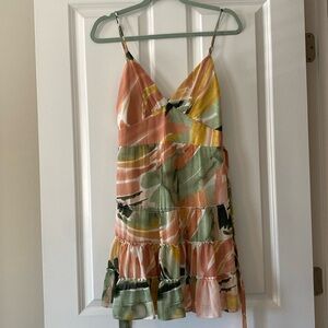 Multi color, baby doll dress. Size large